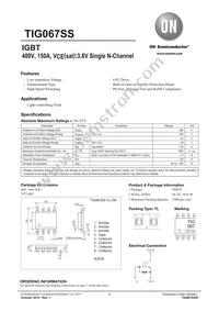 TIG067SS-TL-2W Datasheet Cover