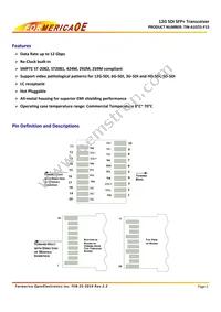 TIN-A1EO1-F15 Datasheet Page 2