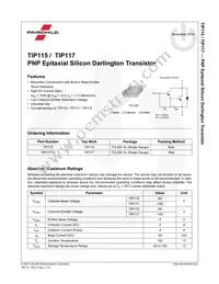 TIP115 Datasheet Page 2