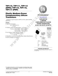 TIP116 Datasheet Cover