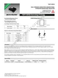 TISP1120F3DR-S Datasheet Cover