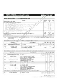 TISP1120F3DR-S Datasheet Page 2