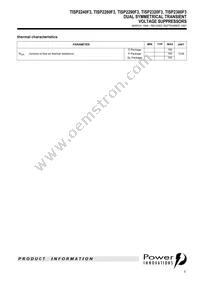 TISP2320F3DR-S Datasheet Page 5