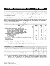 TISP4070L3BJR-S Datasheet Page 2