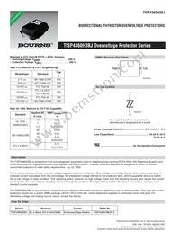 TISP4360H3BJR Datasheet Cover