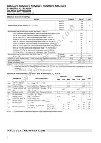 TISP4380F3DR-S Datasheet Page 2