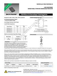 TISP4P025L1NR-S Datasheet Cover