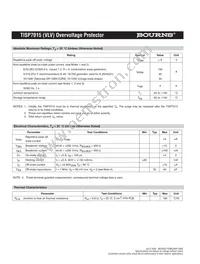 TISP7015DR-S Datasheet Page 2