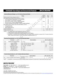 TISP8250DR-S Datasheet Page 2