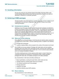 TJA1022T Datasheet Page 21