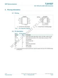 TJA1027T/20/1J Datasheet Page 4