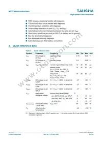 TJA1041AT/VM Datasheet Page 2