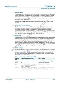 TJA1041AT/VM Datasheet Page 7
