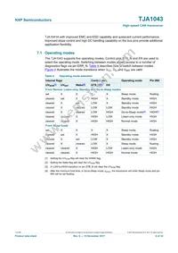 TJA1043TKJ Datasheet Page 6