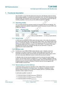 TJA1048T Datasheet Page 6