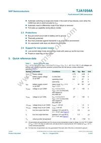 TJA1054AT/VM Datasheet Page 2