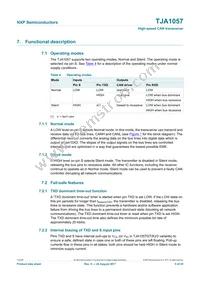 TJA1057T/1Z Datasheet Page 5