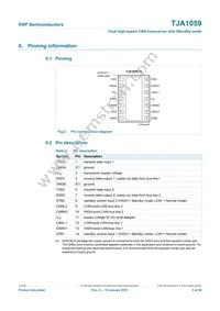 TJA1059TKJ Datasheet Page 5