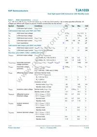 TJA1059TKJ Datasheet Page 11