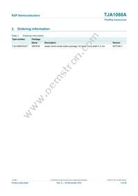 TJA1080ATS/2/T Datasheet Page 3