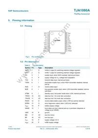 TJA1080ATS/2/T Datasheet Page 5