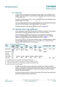 TJA1080ATS/2/T Datasheet Page 15