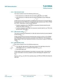 TJA1080ATS/2/T Datasheet Page 18