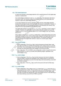 TJA1080ATS/2/T Datasheet Page 22