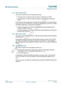 TJA1080TS Datasheet Page 18