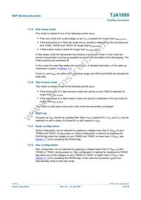 TJA1080TS Datasheet Page 19