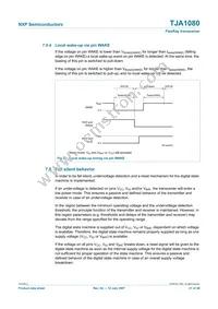 TJA1080TS Datasheet Page 21