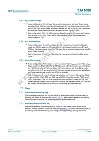 TJA1080TS Datasheet Page 22