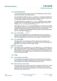 TJA1081BTS Datasheet Page 16