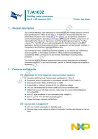 TJA1082TT Datasheet Cover