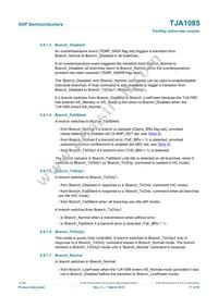 TJA1085HN Datasheet Page 17