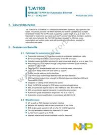 TJA1100HNZ Datasheet Cover