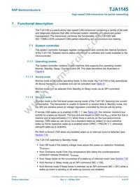 TJA1145TK/FDJ Datasheet Page 6