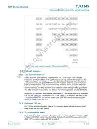 TJA1145TK/FDJ Datasheet Page 21