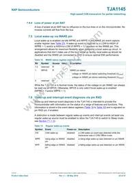 TJA1145TK/FDJ Datasheet Page 22