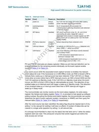 TJA1145TK/FDJ Datasheet Page 23