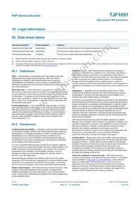 TJF1051T/3 Datasheet Page 21