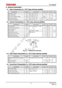 TK10A60E Datasheet Page 3