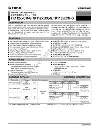 TK11330CMCL-G Datasheet Cover