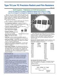 TK733-5.00M-0.1%-10PPM Datasheet Cover