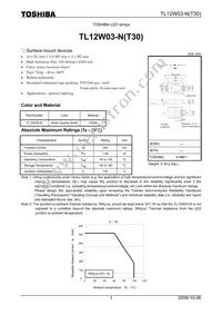 TL12W03-N(T30) Datasheet Cover