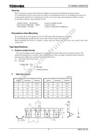 TL19W01-WW(T32 Datasheet Page 7