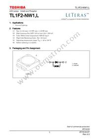 TL1F2-NW1 Datasheet Cover