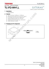 TL1F2-WH1 Datasheet Cover