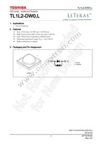 TL1L2-DW0 Datasheet Cover