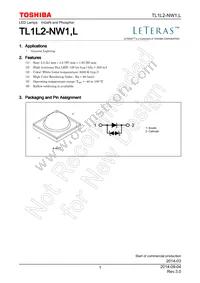 TL1L2-NW1 Datasheet Cover